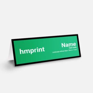 Name Tent Cards – Landscape without Base