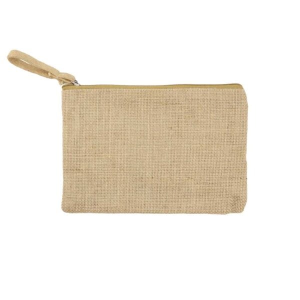 natural jute zipper pouch for organizing storage PB PHB 07 main