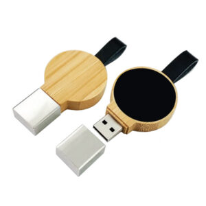 OTG Bamboo Swivel USB Flash Drives 32GB Type C