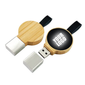 OTG Bamboo Swivel USB Flash Drives 32GB Type C