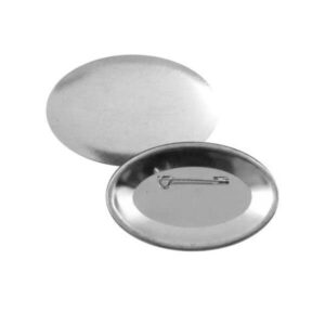 Oval Metal Button Badges