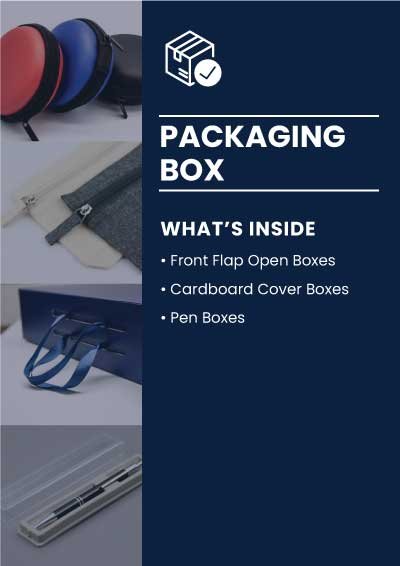 packaging box catalogue banner