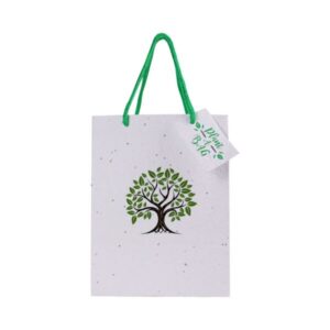 Plantable Marigold Seed Paper Bags in A5 Size with Tag