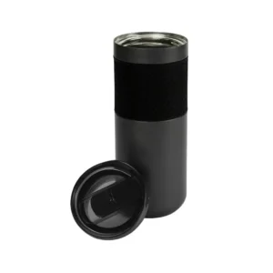 POURA – Double-Wall Stainless Steel Tumbler with Rubber Grip & Slide (532ml)