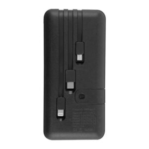 Powerbank with Inbuilt Cables in 8000 mAh