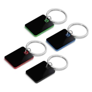 Rectangular Plate Keychain