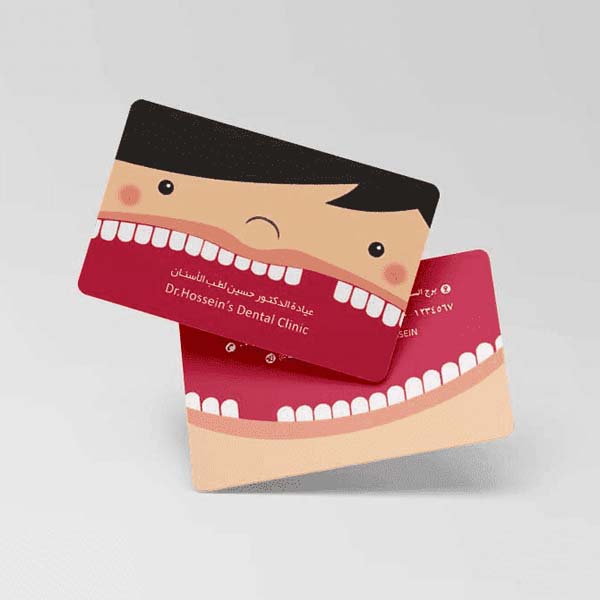 rounded corner matt laminated 400gsm business cards 1 printing dubai hmprint 1