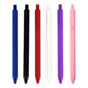 Rubberized Click-Action Plastic Ball Pen