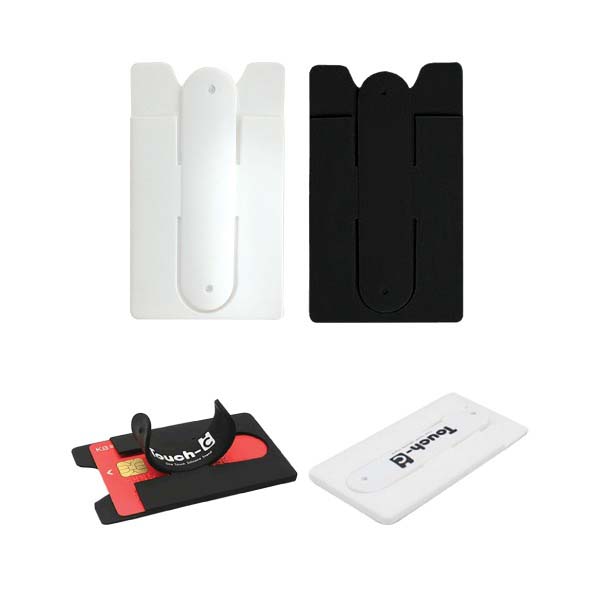 silicone phone wallet with stand TG PMA 43 CLR Silicone Phone Wallet With Stand - Image 4