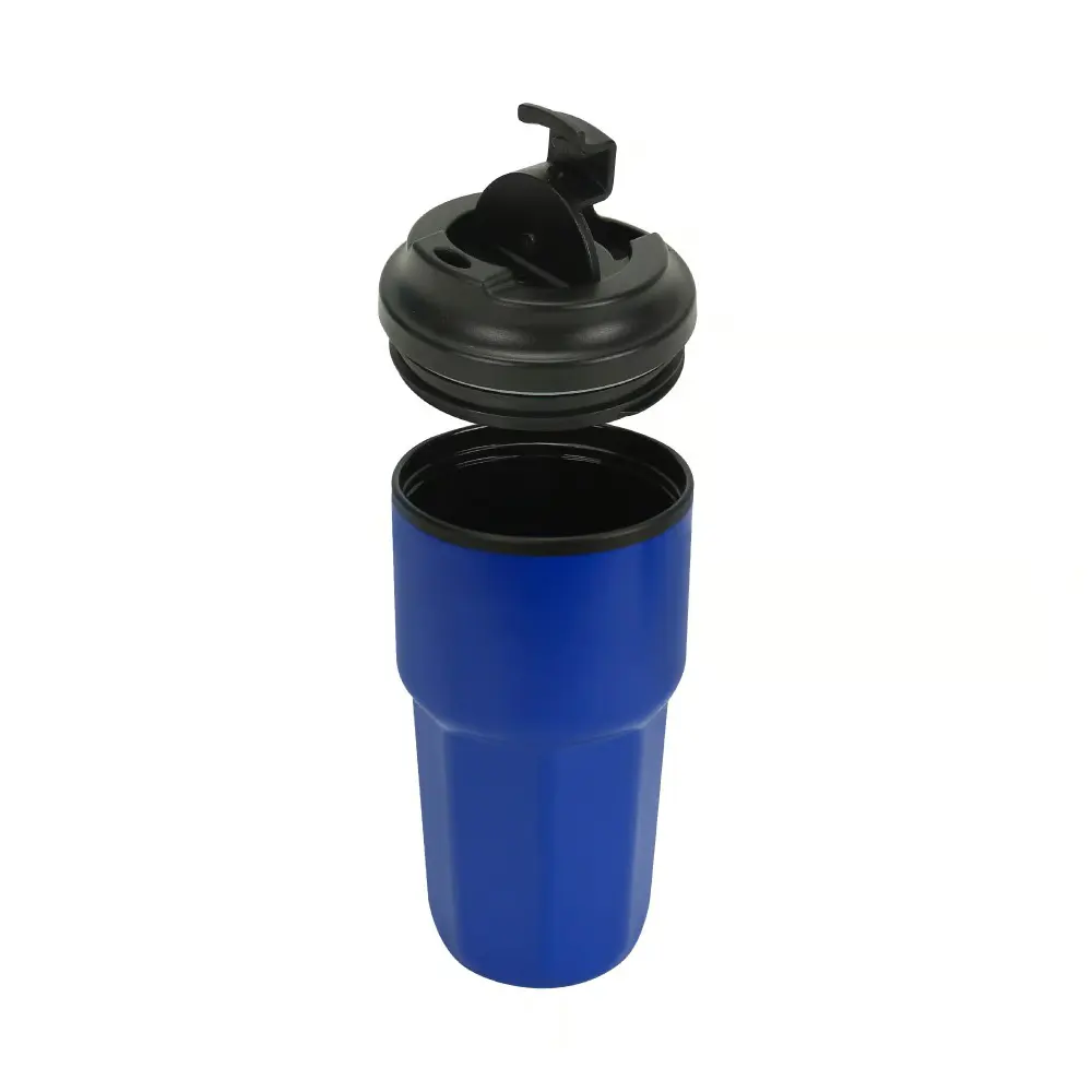 siptra matte double wall everyday tumbler with lid blue 2 SIPTRA - Matte Double-Wall Everyday Tumbler with Lid (473ml) - Image 4