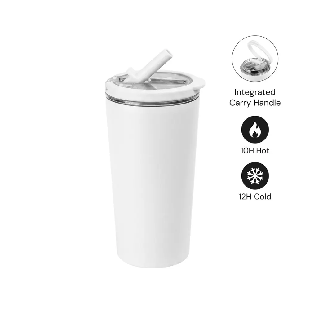 slyro vacuum insulated tumbler with flip up straw lid carry handle leakproof white 1 SLYRO - Vacuum Insulated Tumbler with Flip-Up Straw Lid & Carry Handle (600ml) - Image 7