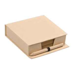 Cardboard Notepad Holder with Pencil