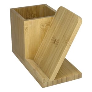 Bamboo Wireless Charger Pen Holder (15W)
