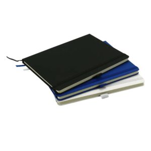 B5 PU Leather Notebook With Elastic Band & Pen Holder
