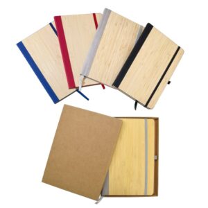 Eco-Friendly Notebook with Bamboo Cover