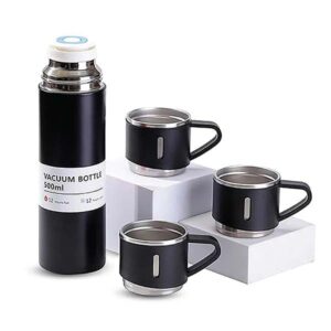 Stainless Steel Vacuum Flask with Coffee Mug
