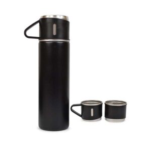 Stainless Steel Vacuum Flask with Coffee Mug