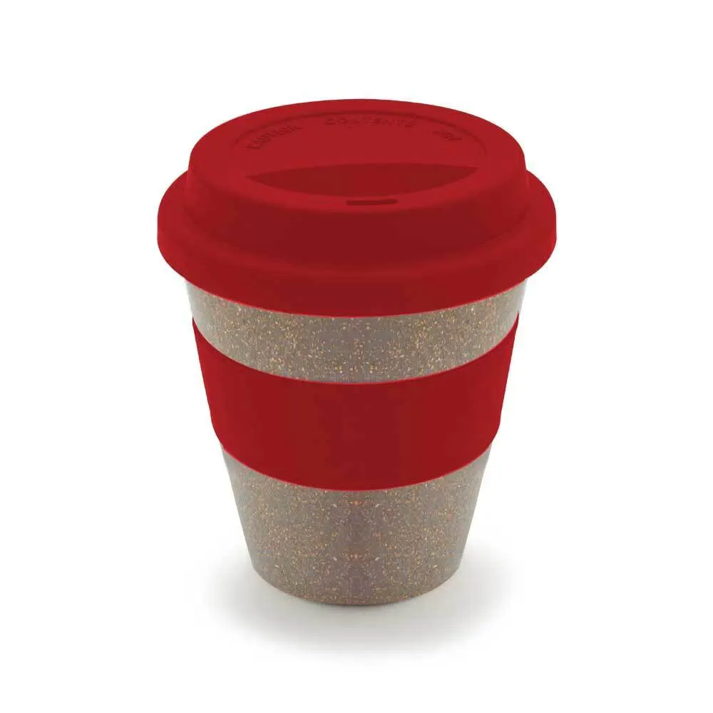 steinio bamboo fiber sip cup with silicone lid band red 1 STEINIO - Bamboo Fiber Sip Cup with Silicone Lid & Band (350ml) - Image 4