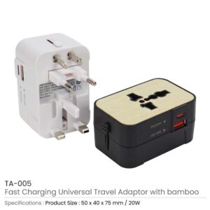 Fast Charging Universal Travel Adapter (QC18W + PD20W)