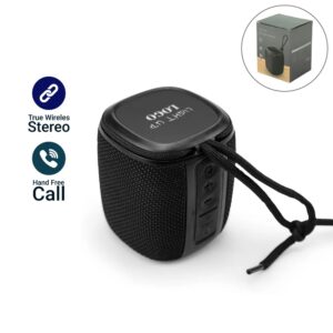 5W Fabric Bluetooth Speaker with lace & Light-Up Logo