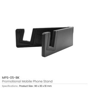 Foldable Mobile Phone Stand (Plastic/Rubber)