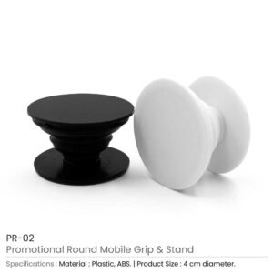 Round Mobile Grip & Stand (40mm)
