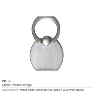 Metal Phone Ring Holder (Silver)
