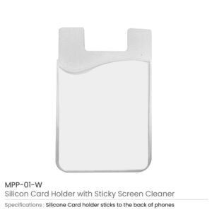 Silicone Phone Card Holder Pocket