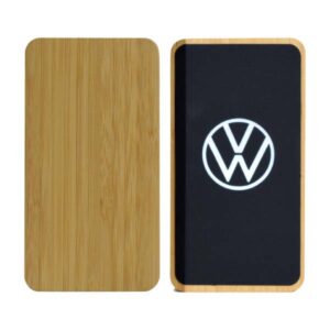Bamboo Power Bank (Light-up Logo) (8000mAh)