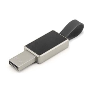Light-Up Metal USB Flash Drive with Strap (16GB, USB 2.0)