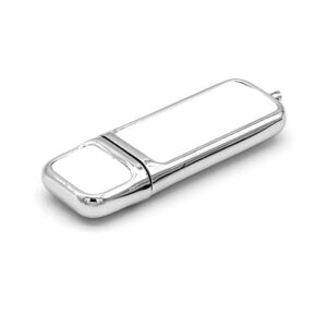 Leather & Chrome USB Flash Drive (USB 2.0)