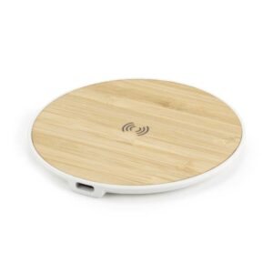 Bamboo & Recycled ABS Wireless Charger Pad Up to 15W (Qi Compatible)