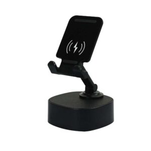 Wireless Charger Bluetooth Speaker with Light-Up Logo (ABS)