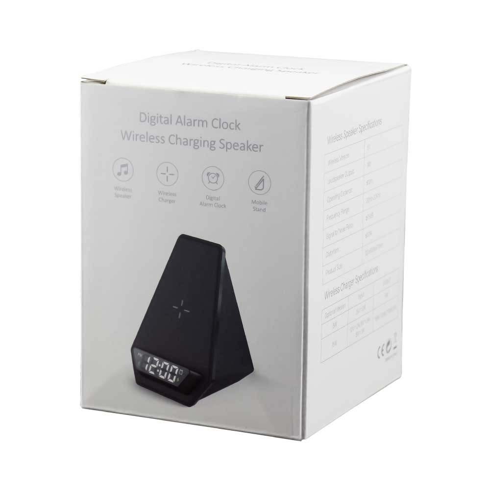 tg wc 30 15w wireless charger bluetooth speaker digital clock 6 15W Wireless Charger + Bluetooth Speaker with Digital Clock (ABS) - Image 6