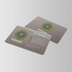 Transparent Business Cards