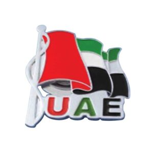 UAE Flag Metal Badge