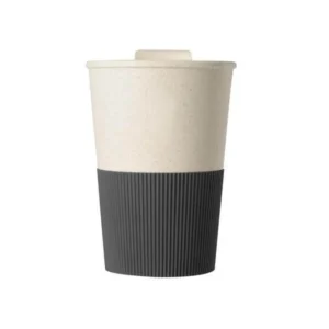 VIRELO – Wheat Straw Reusable Mug with Silicone Grip (350ml)