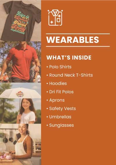 wearable catalogue banner