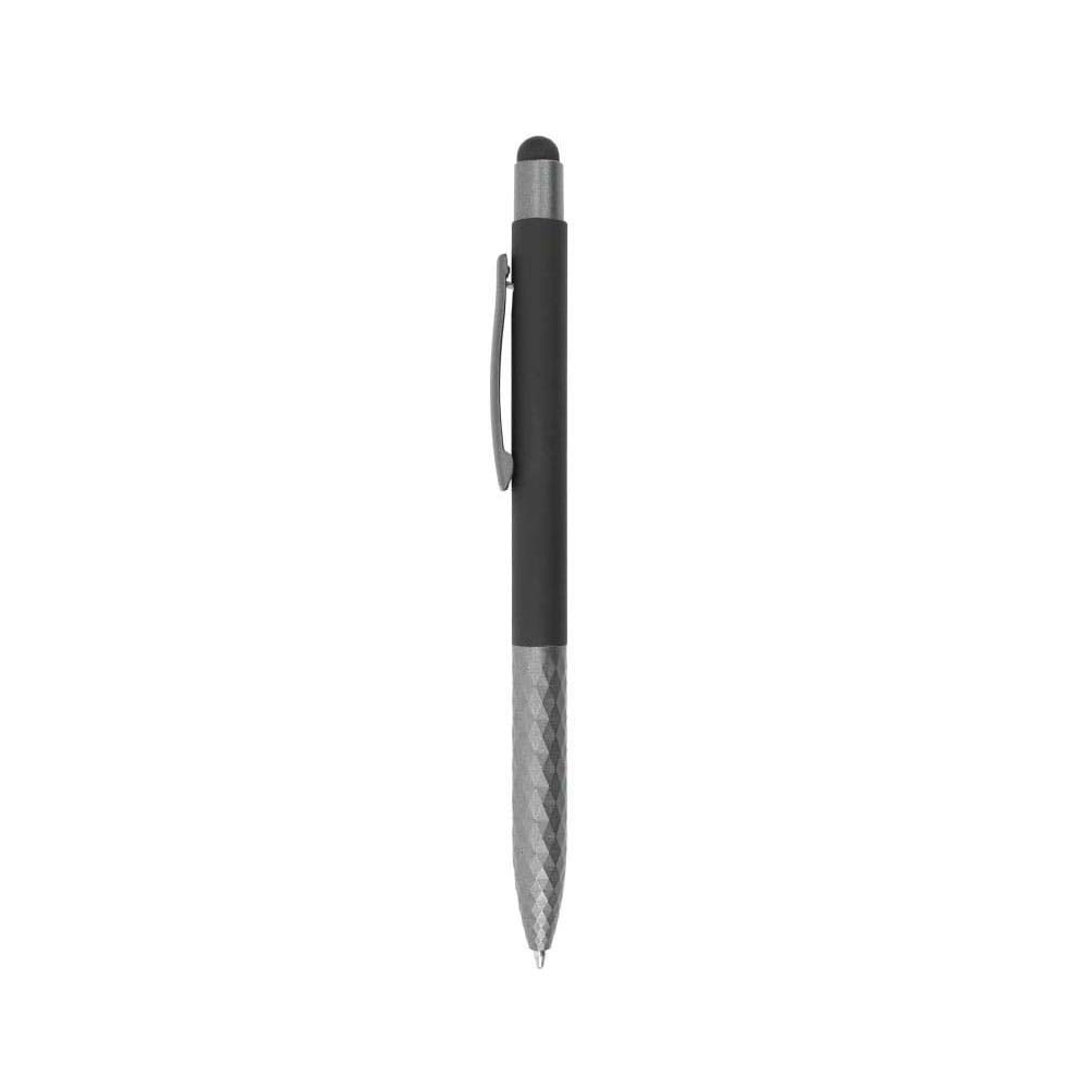 wi mp 04 metal stylus pen textured grip 145x10x15mm blk Metal Stylus Pen with Textured Grip (145 x 10 x 15 mm) - Image 4