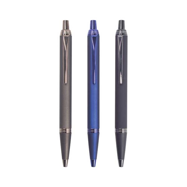 wi mp 43 soft touch metal ballpoint pen blue ink main Soft Touch Metal Ballpoint Pen (Blue Ink)