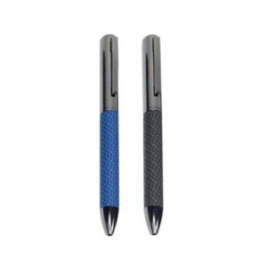 Luxury Chrome Twist-Action Metal Ballpoint Pen With Clip
