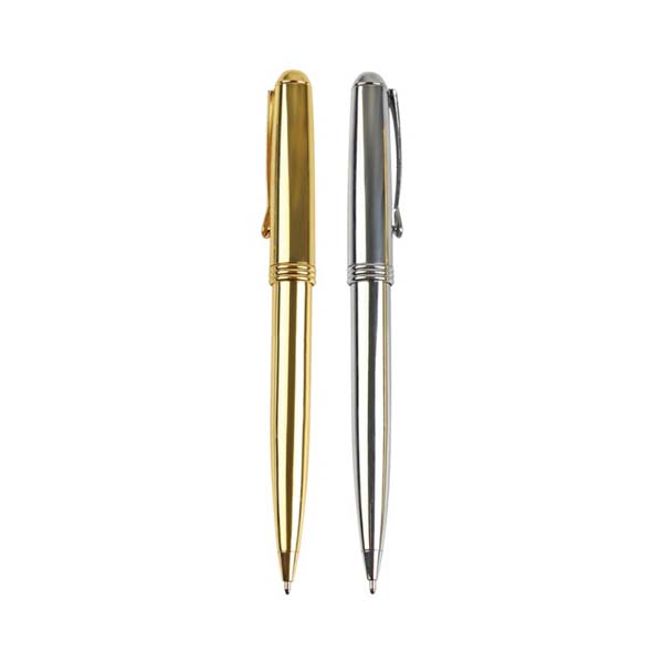 wi mp 67 metal twist ballpoint pen with chrome clip main Metal Twist Ballpoint Pen With Chrome Clip (134 x 15 mm)