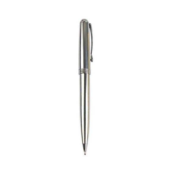wi mp 67 metal twist ballpoint pen with chrome clip slv Metal Twist Ballpoint Pen With Chrome Clip (134 x 15 mm) - Image 3