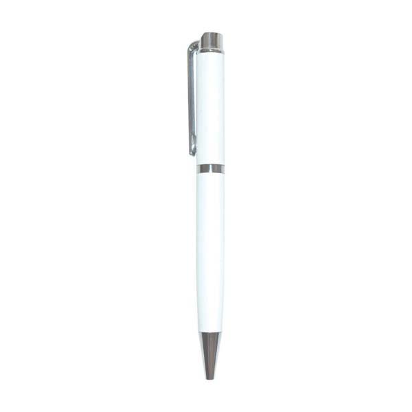 wi mp 69 metal body twist action ballpoint pen wht Metal Body Twist-Action Ballpoint Pen (137 x 10 mm) - Image 3