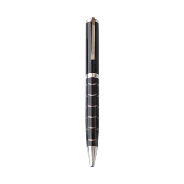 wi mp 77 twist action metal ballpoint pen with stylus and chrome clip blk Twist-Action Metal Ballpoint Pen With Stylus & Chrome Clip (136 x 15 mm) - Image 2