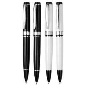 Wide-Grip Chrome Twist Ball Pen