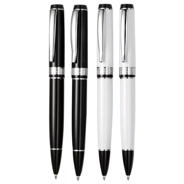 wide grip chrome twist ball pen wt mp 63 main Wide-Grip Chrome Twist Ball Pen