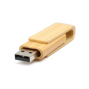 Wooden Swivel USB Flash Drive