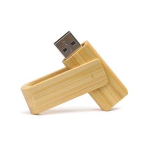 Wooden Swivel USB Flash Drive