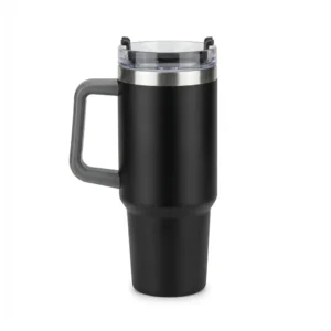 ZYRA – Vacuum Insulated Stainless Steel Travel Tumbler with Handle, Lid & Straw (900ml)